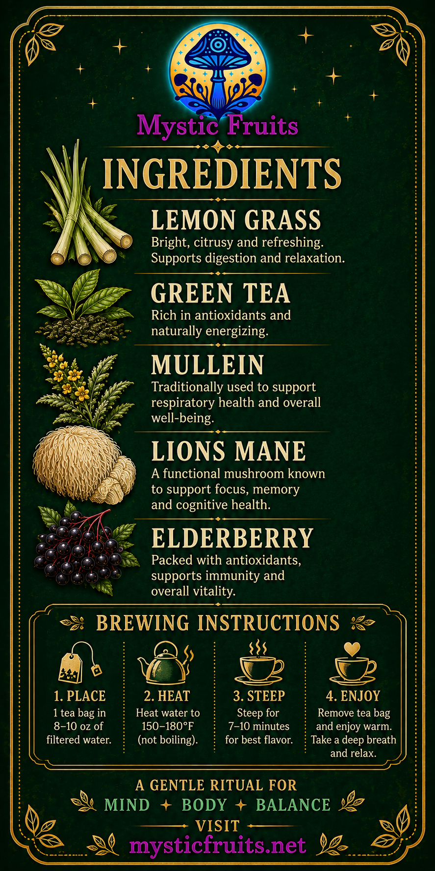 Morning wellness tea