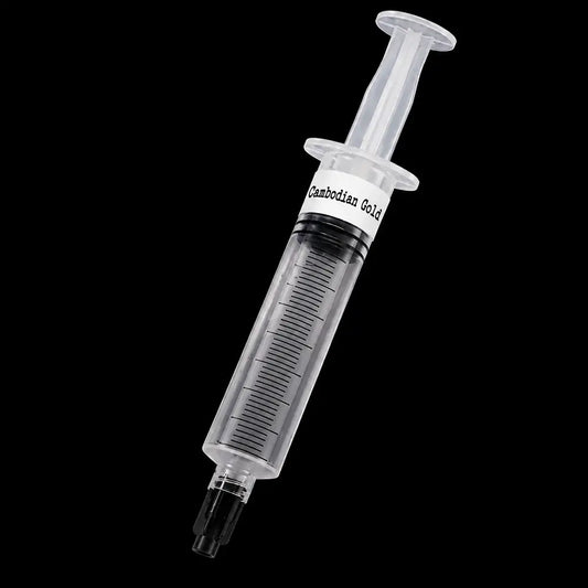 Cambodian Gold Spore Syringe