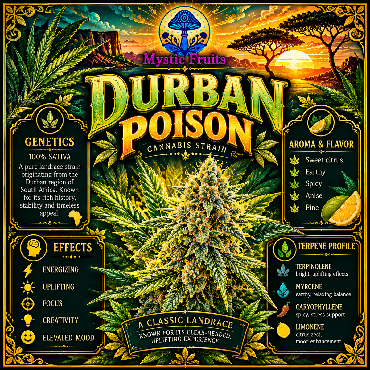Durban Poison THCa 7 Grams