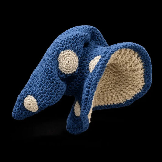 Blue Mushroom Wizard Hat